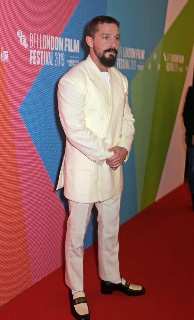 El estilo de Shia LaBeouf en Londres Foto: Getty Images