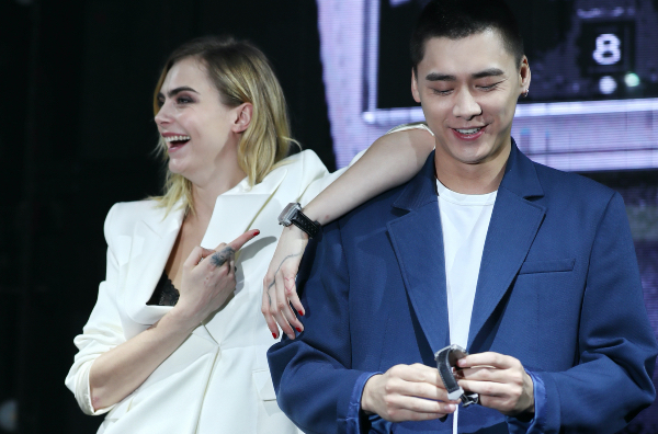 Cara Delevinge en Shanghai Foto Getty Images