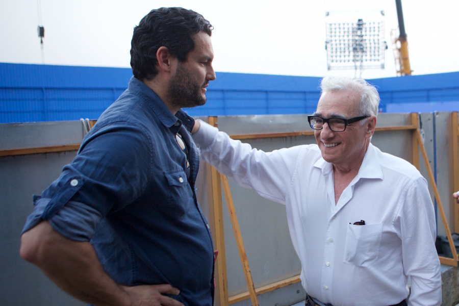 Gaston Pavlovich y Martin Scorsese Foto_ Cortesia Fábrica de sueños - Netflix