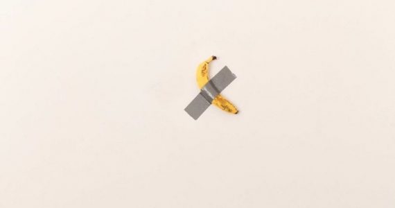 Maurizio Cattelan, Comedian, 2019 Foto Cortesía del artista