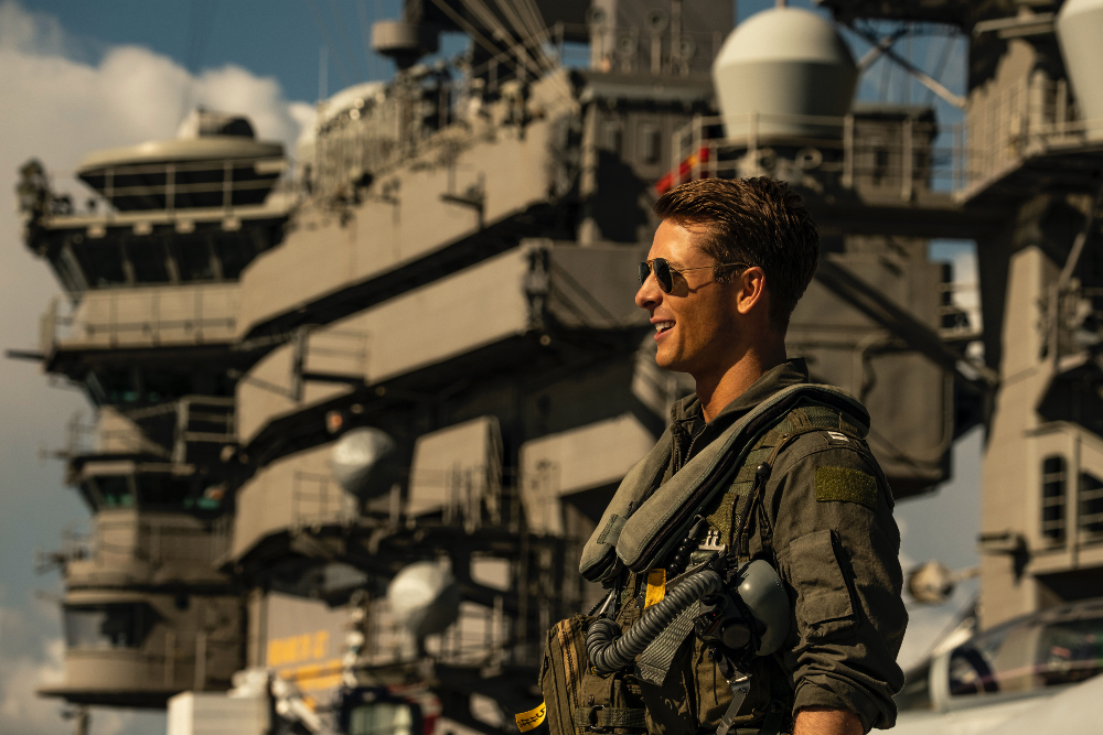 Glen Powell protagonistas Top Gun Maverick
