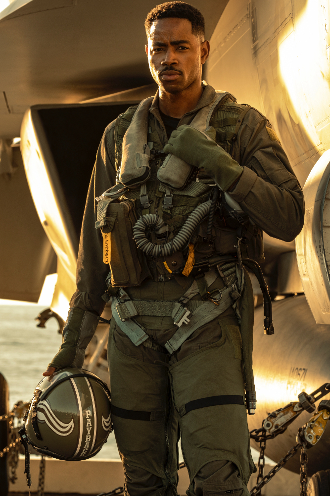 Jay Ellis protagonistas Top Gun Maverick