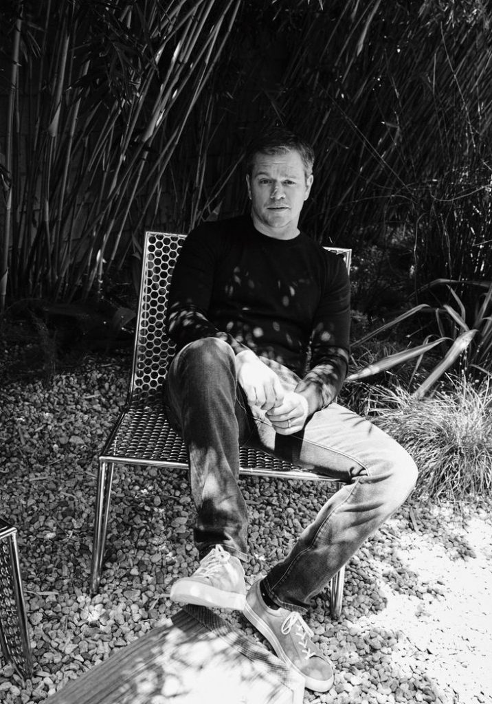 Matt Damon para esquire por Simon Emmett