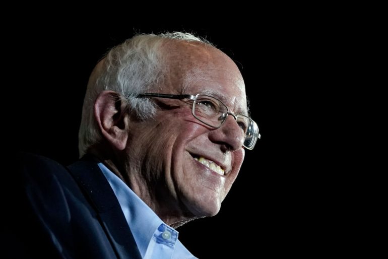 Bernie Sanders encabeza votaciones Foto Getty Images