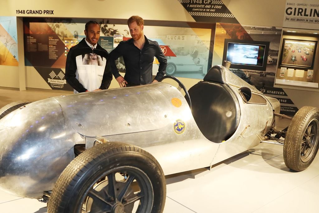 lewis hamilton principe harry museo F1 Foto Cortesía Silverstone Experience