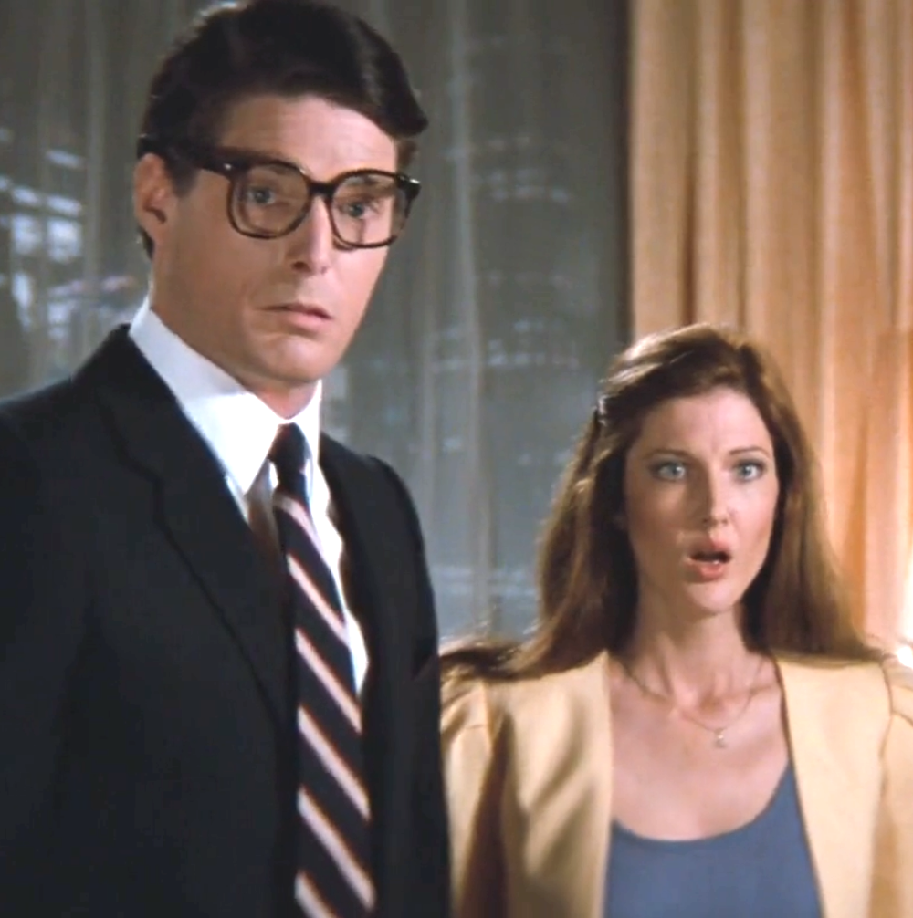 Annette O'Toole Lana Lang en Superman III, aquí junto a Christopher Reeve. Foto: Warner Bros