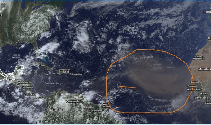 Nube-de-polvo-del-Sahara-foto-Meteorología-Yucatan