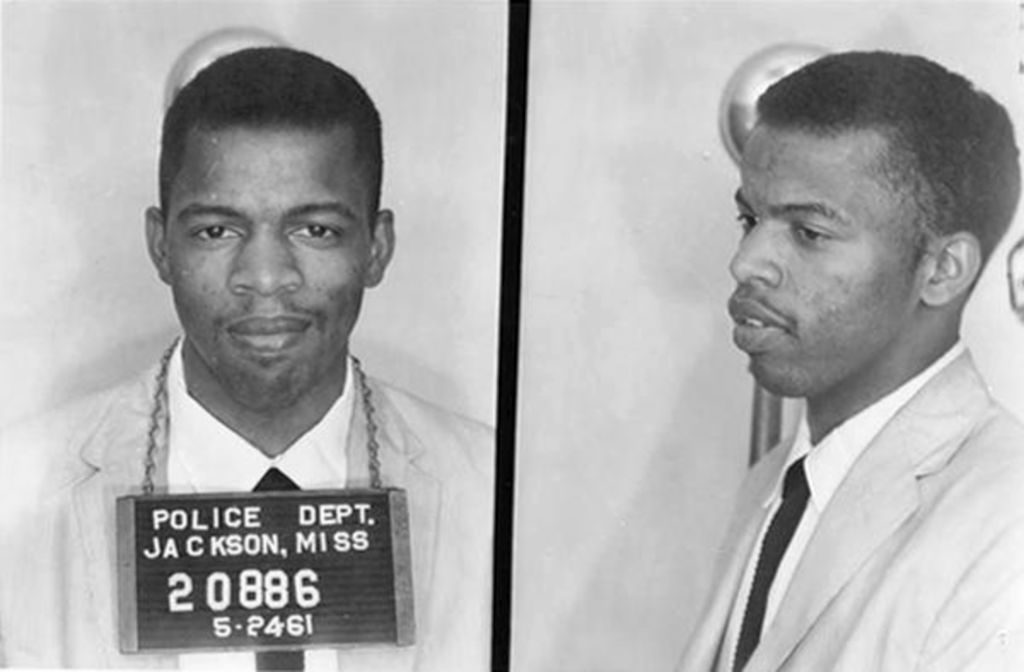 John Lewis Mug Shot civil rights Alabama