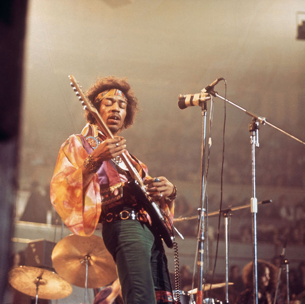 Looks de cantantes de rock Hendrix