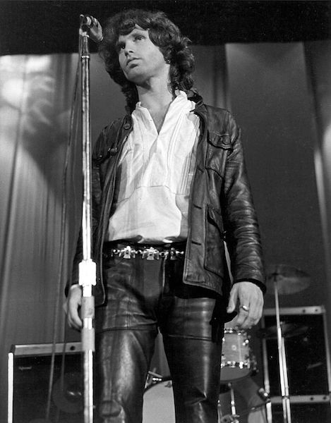 Looks de cantantes de rock Jim Morrison