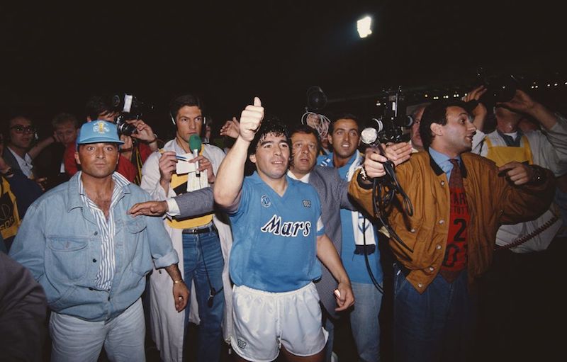 Muere Maradona partido