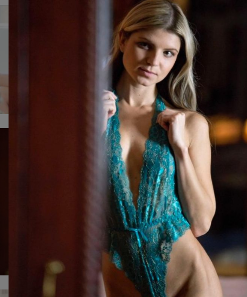 Gina Gerson lencería verde actrices porno