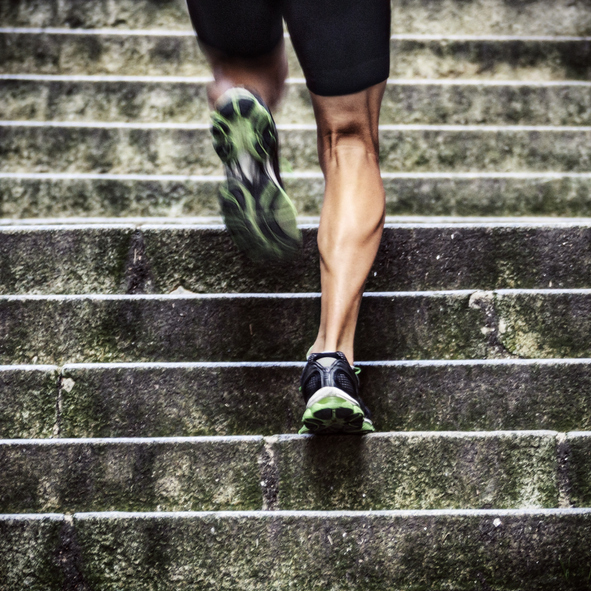 Subir escaleras corriendo