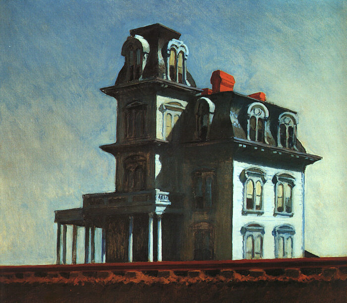 House by the Railroad Edward Hopper