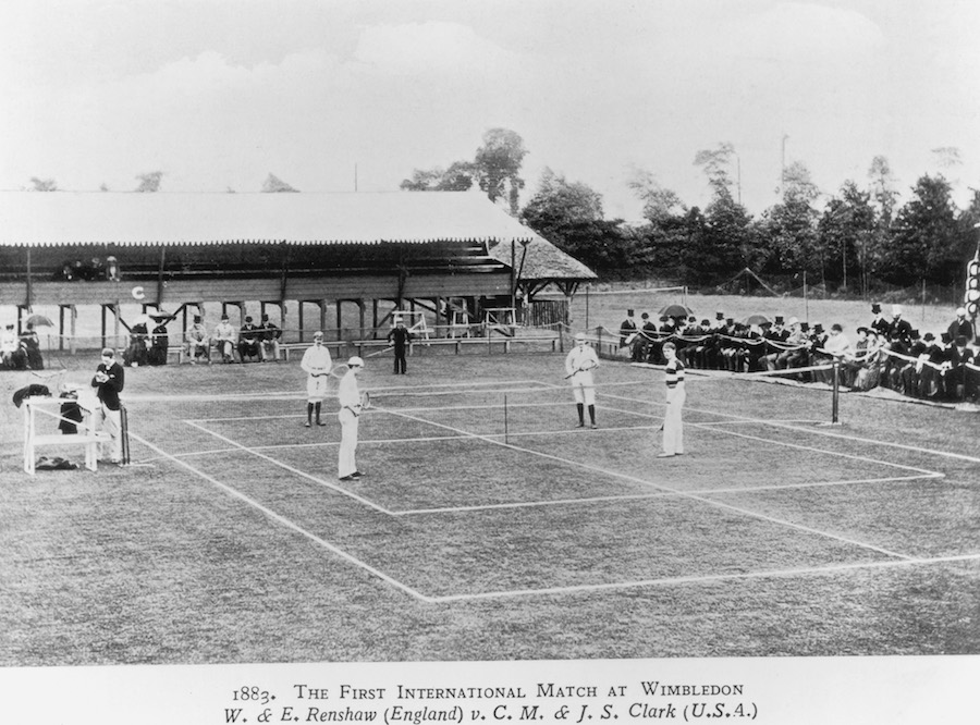 Historia de Wimbledon primer match