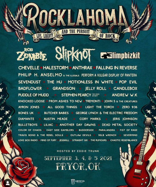 Rocklahoma: festivales de música 2021
