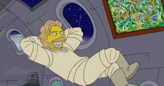 Los Simpson predijeron el viaje de Richard Branson al espacio