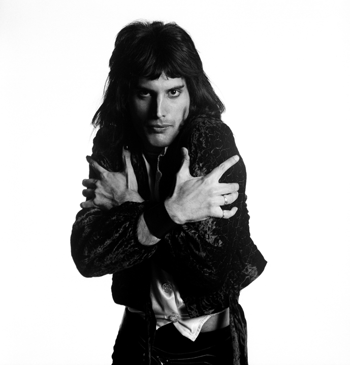 fotografía de Freddie Mercury por Mick Rock