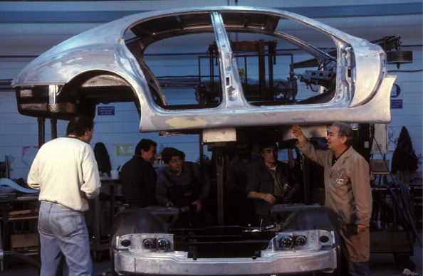 Construcción del Bugatti EB 112