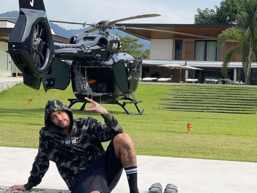 helicóptero de neymar