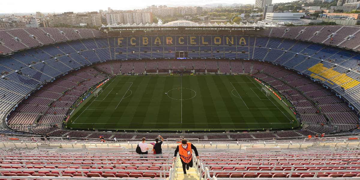 El Camp Nou en Barcelona