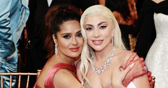 Salma Hayek y Lady Gaga en House of Gucci