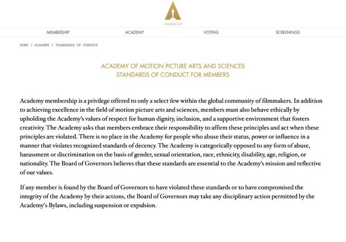 Codigo de Conducta de AMPAS