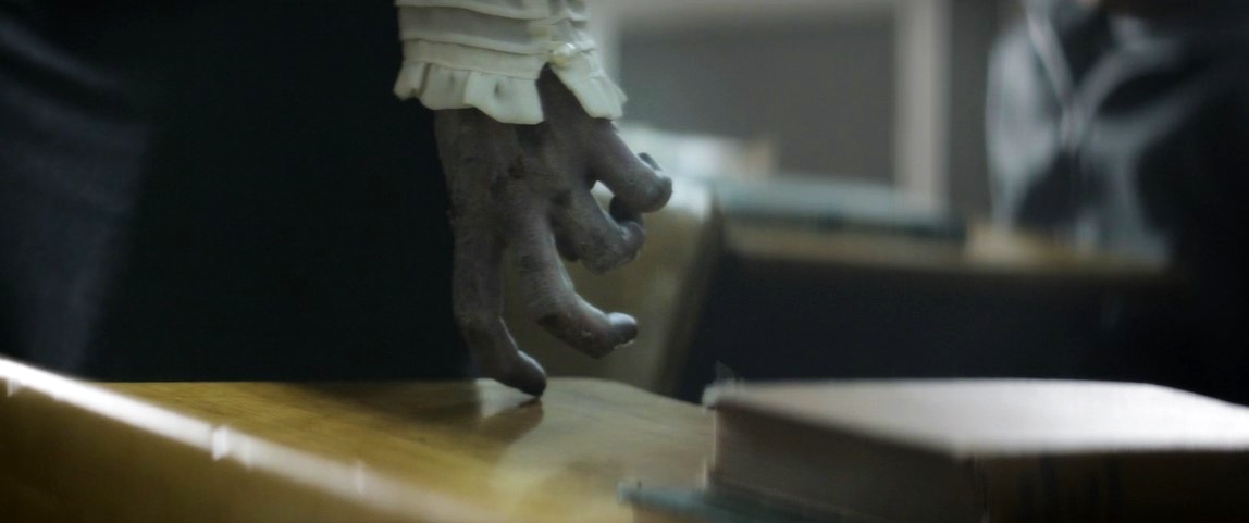 Escena del filme de terror Mi maestra se comió a mi amigo