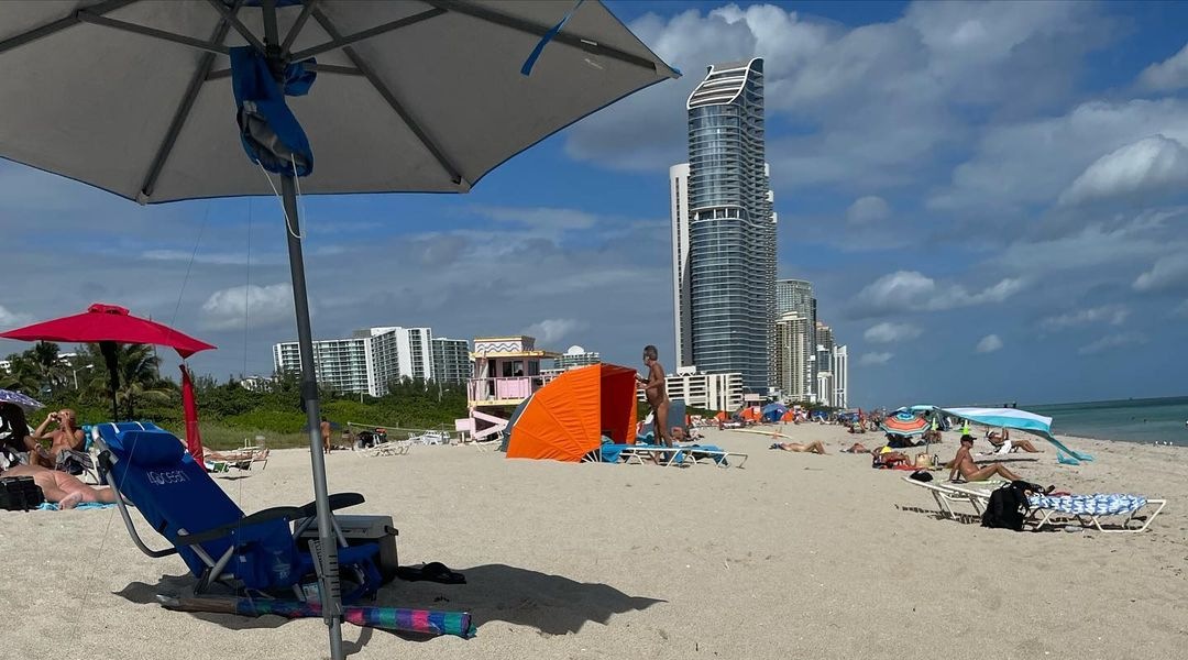 Playa nudista en Florida