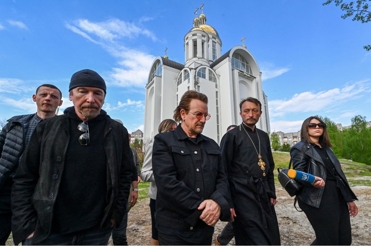 Los músicos visitaron Kiev