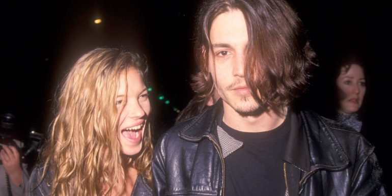 Kate Moss y Johnny Depp
