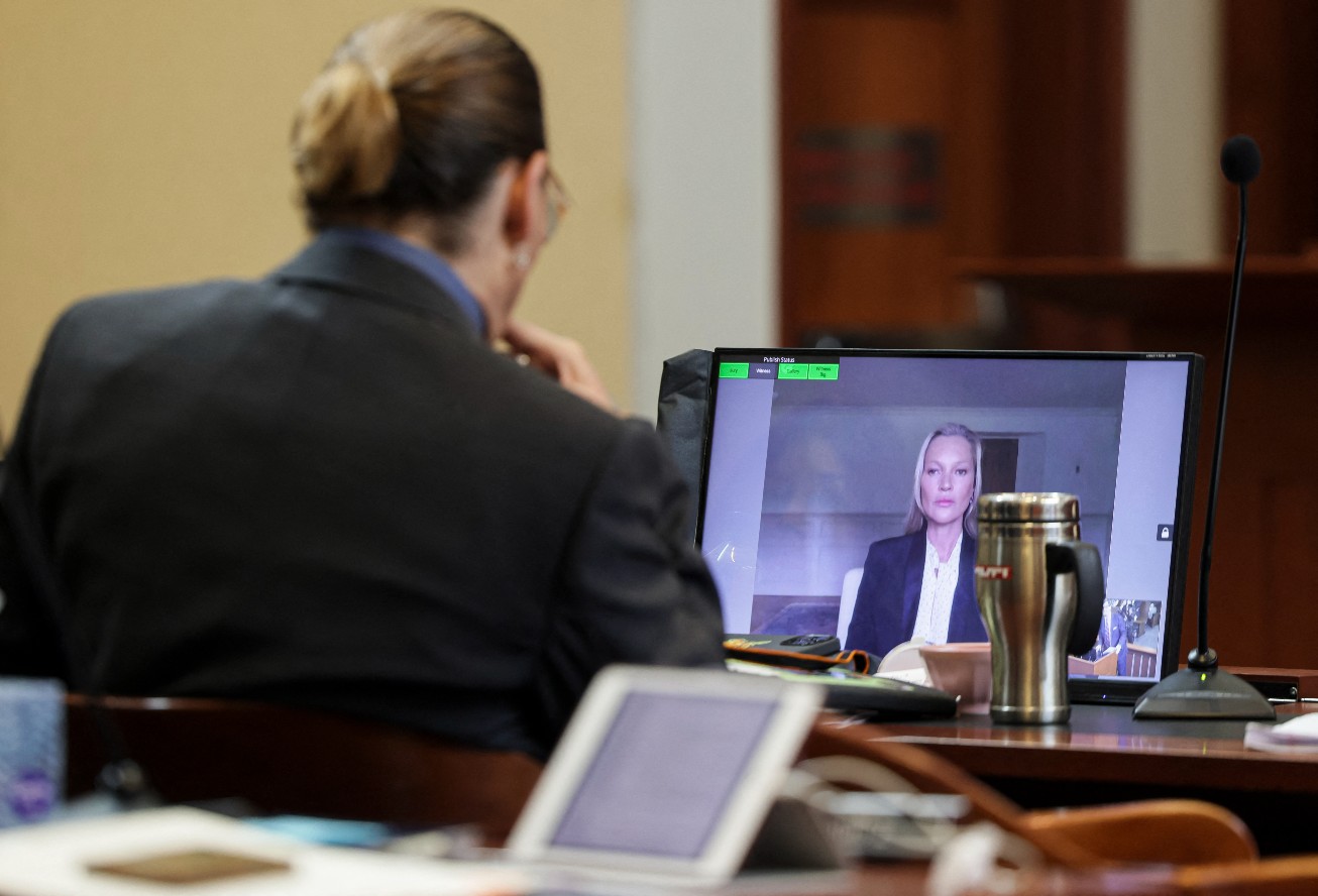 Kate Moss durante su testimonio