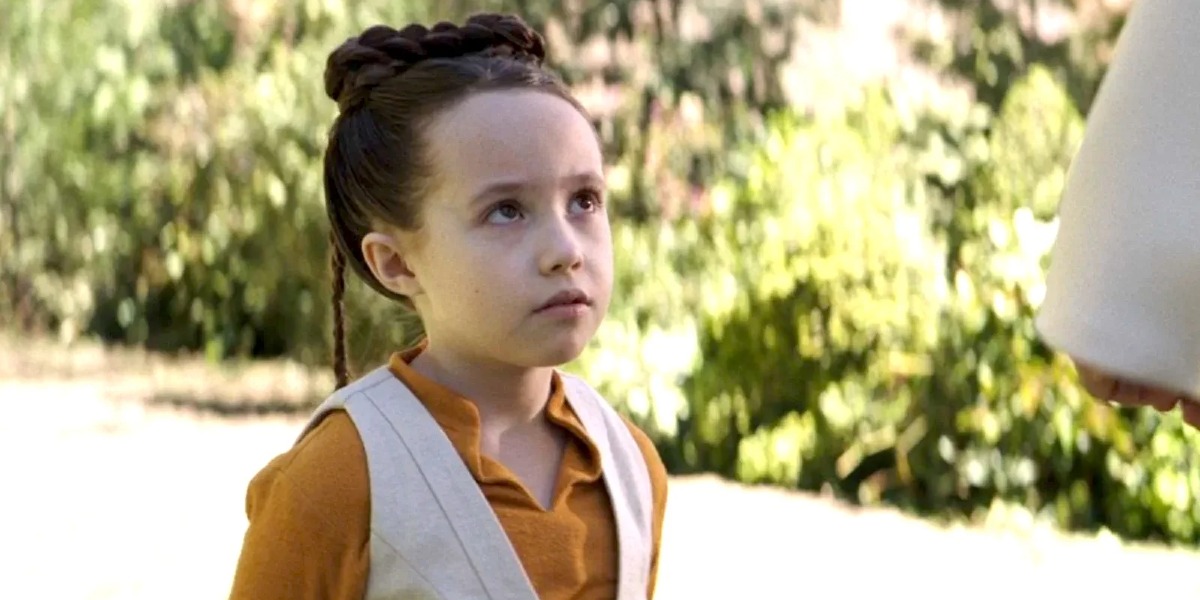 La pequeña Leia, uno de los personajes clave en Star Wars