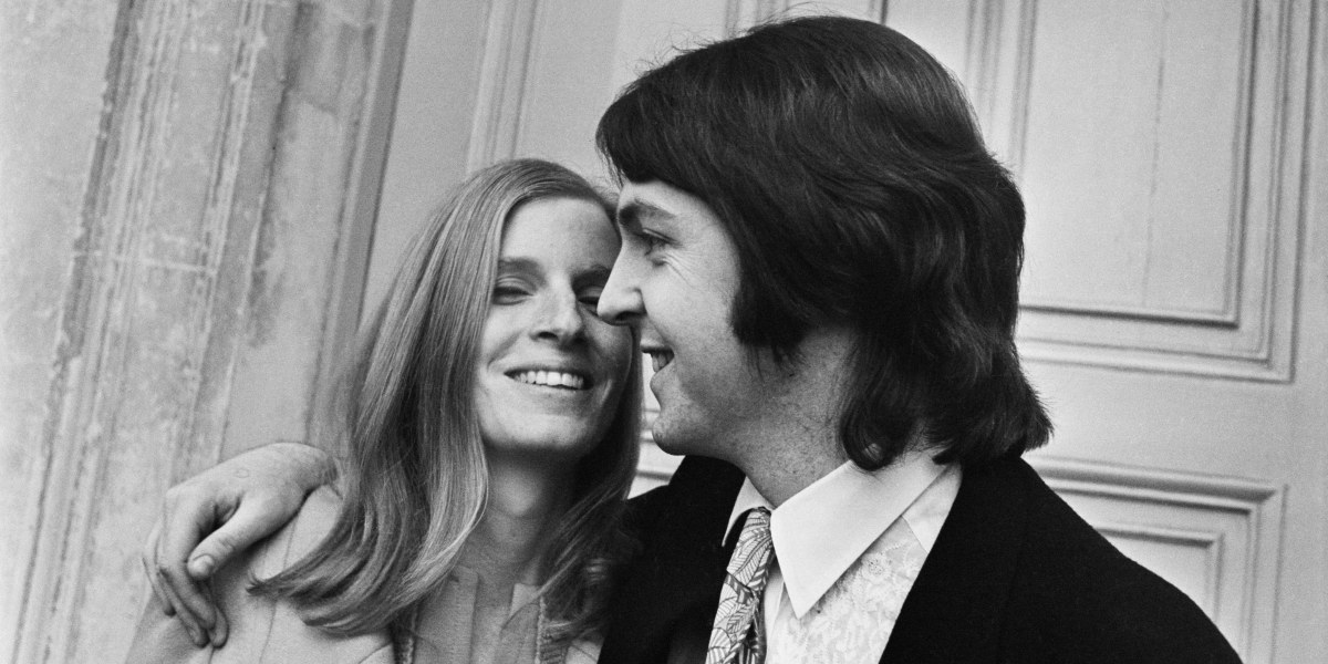 McCartney y Linda Eastman