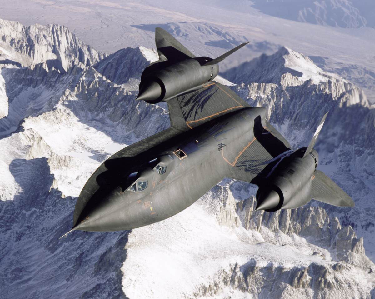 El SR-71, el avión más rápido del mundo.