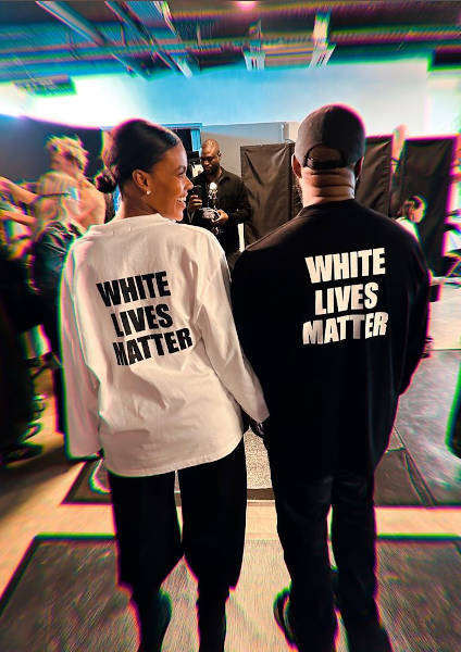 kanye west white lives matter